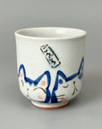 Neko Crackle Glazed Teacup