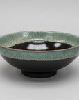 Tenmoku White Drip Noodle Bowl