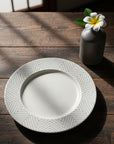 Mino-ware Yatara Pattern Dinner Plate - Two Colors