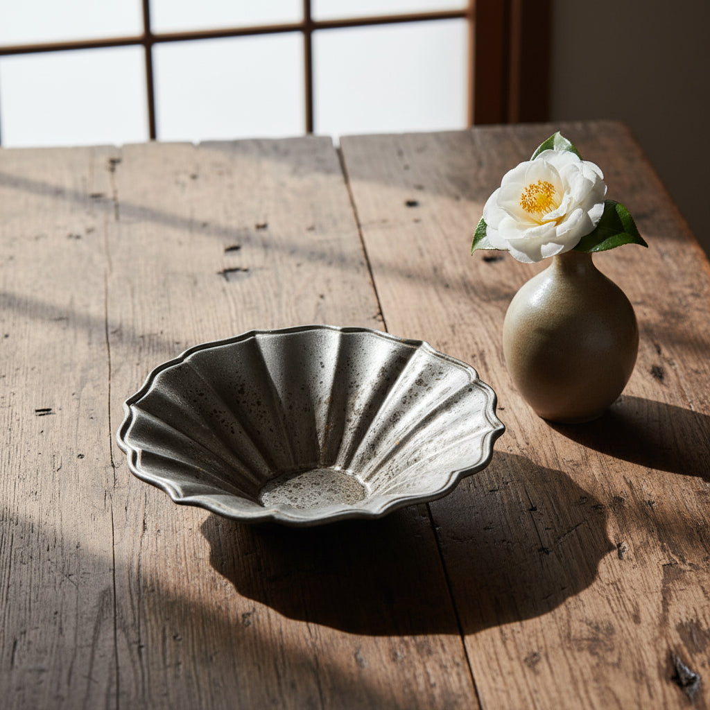 Metallic Gold Crystal Glaze Bowl