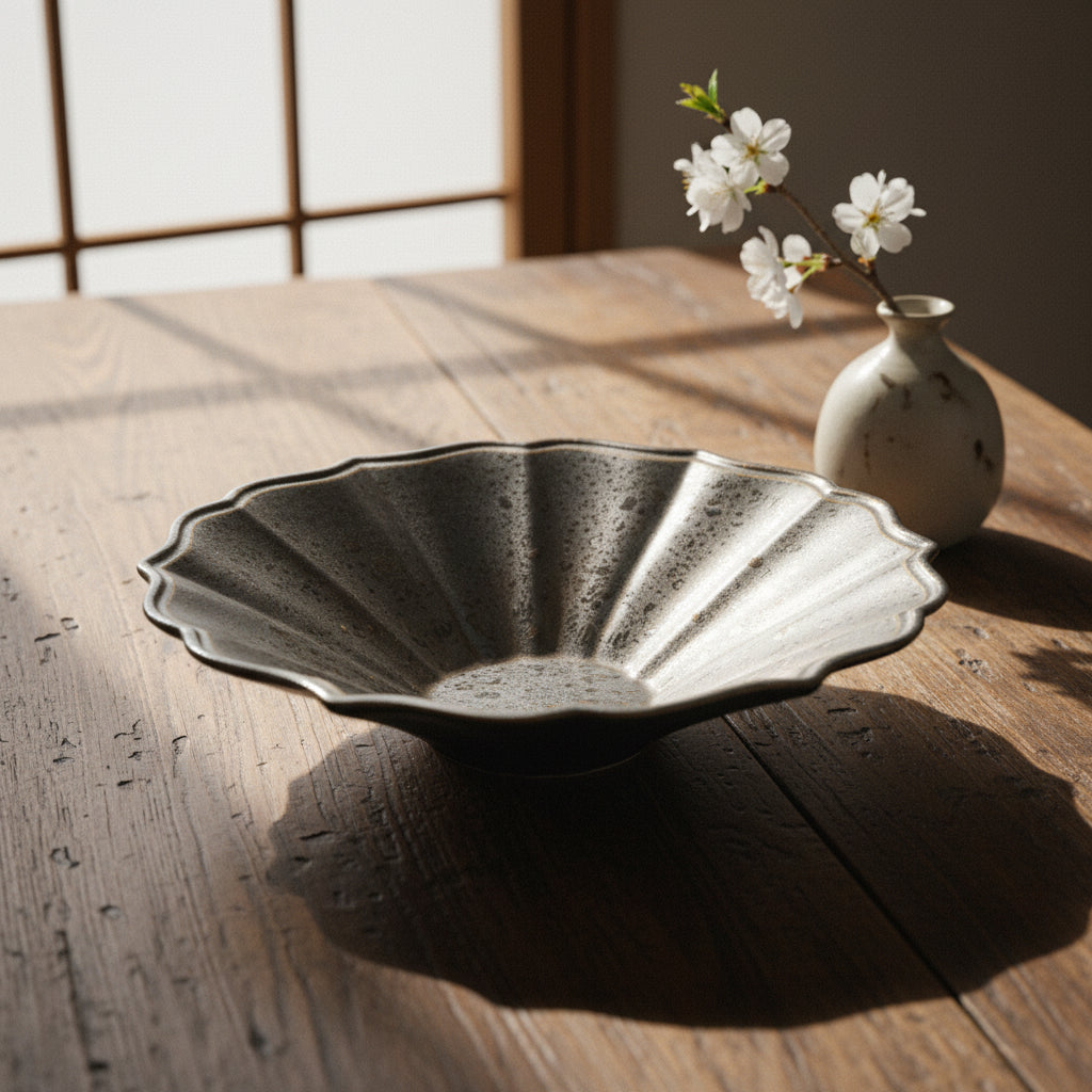 Metallic Gold Crystal Glaze Bowl