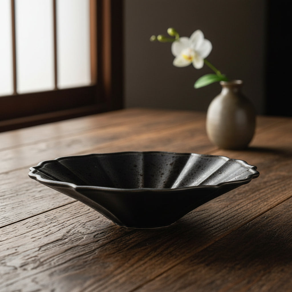 Metallic Gold Crystal Glaze Bowl