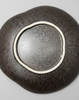 Kuro Yuteki Irregular Edge Large Plate