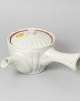 Mino-ware Powdered Chrysanthemum-Shaped Teapot