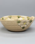 Green Glaze Camellia Pattern Bowl
