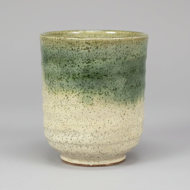 Oribe Crackle Green Glaze Teacup