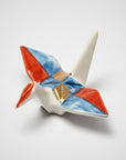 Gold Ichimatsu Crane Chopstick Rest - 3 Colors