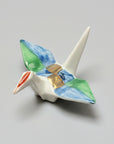 Gold Ichimatsu Crane Chopstick Rest - 3 Colors