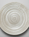 Ripple Glaze Deep Plate - Clay Gray