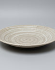Ripple Glaze Deep Plate - Clay Gray