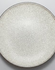 Grey Crackle Glaze Plate with Kairagi Texture