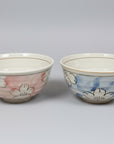 Seto-ware Blossom Harmony Bowl Pair