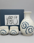 Mino-ware Octopus Vine Pattern Sake Set
