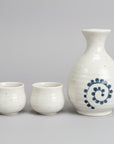 Mino-ware Octopus Vine Pattern Sake Set