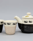 Mino-ware Black Cat Teaware Set