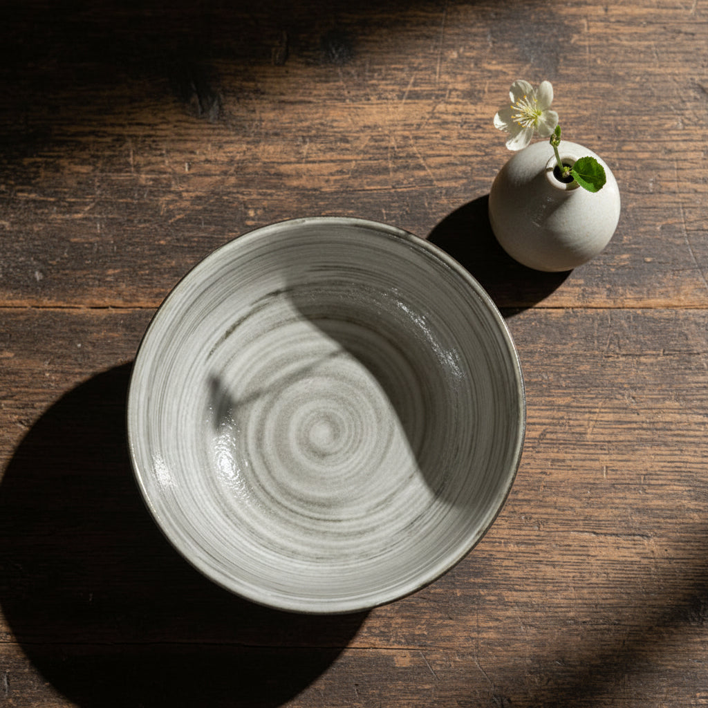 Earthen Spiral Glaze Small Bowl