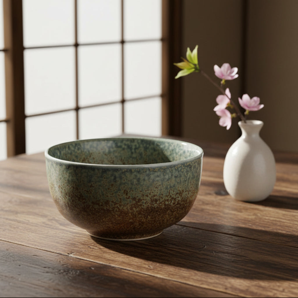 Mino-ware Indigo Drip Small Bowl