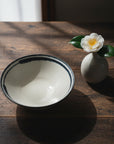 Mino-ware Gosu Blue Arabesque Bowl