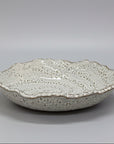 Banko-ware White Spiral Textured Plate