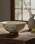 Mino-ware Calico Cat Bowl