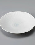 Mino-ware Kyo Sendan Ice White Plate