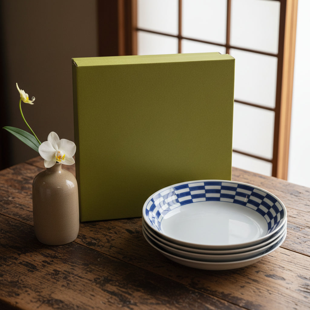 Curry and Pasta Plate Set of 4