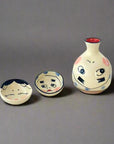 Mino-ware Hyottoko Face Sake Set