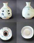 Mino-ware Hyottoko Face Sake Set