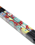 Kutani Colored Drawing x Wakasa Lacquer Chopsticks 23cm