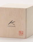Kagami Sake Glass - Fish scales strip - Purple