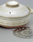 Ginpon Chrysanthemum Clay Pot for IH