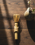 Bamboo Matcha Tea Whisk & Rest Set- Two Colors