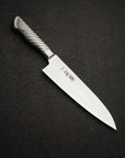 K&S AUS10 Monosteel Gyuto 180mm Metal Handle