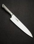 K&S AUS10 Monosteel Gyuto 210mm Metal Handle