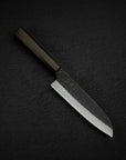 Hatsukokoro Aokitae Blue 2 Kurouchi Santoku 165mm Black Chacate