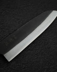 Hatsukokoro Aokitae Blue 2 Kurouchi Santoku 165mm Black Chacate