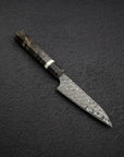 Nigara Anmon SG2 Raindrop Damascus Petty 120mm Birch Handle