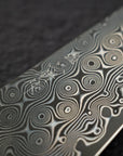 Nigara Anmon SG2 Raindrop Damascus Petty 120mm Birch Handle