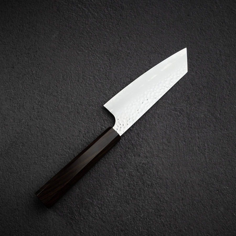 Hatsukokoro Hayabusa VG10 Tsuchime Sanmai Bunka 150mm Ebony