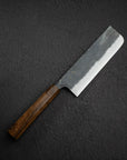 Hatsukokoro Kurogane Blue 2 Kurouchi Nakiri 165mm Black Chacate