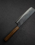 Hatsukokoro Kurogane Blue 2 Kurouchi Nakiri 165mm Black Chacate