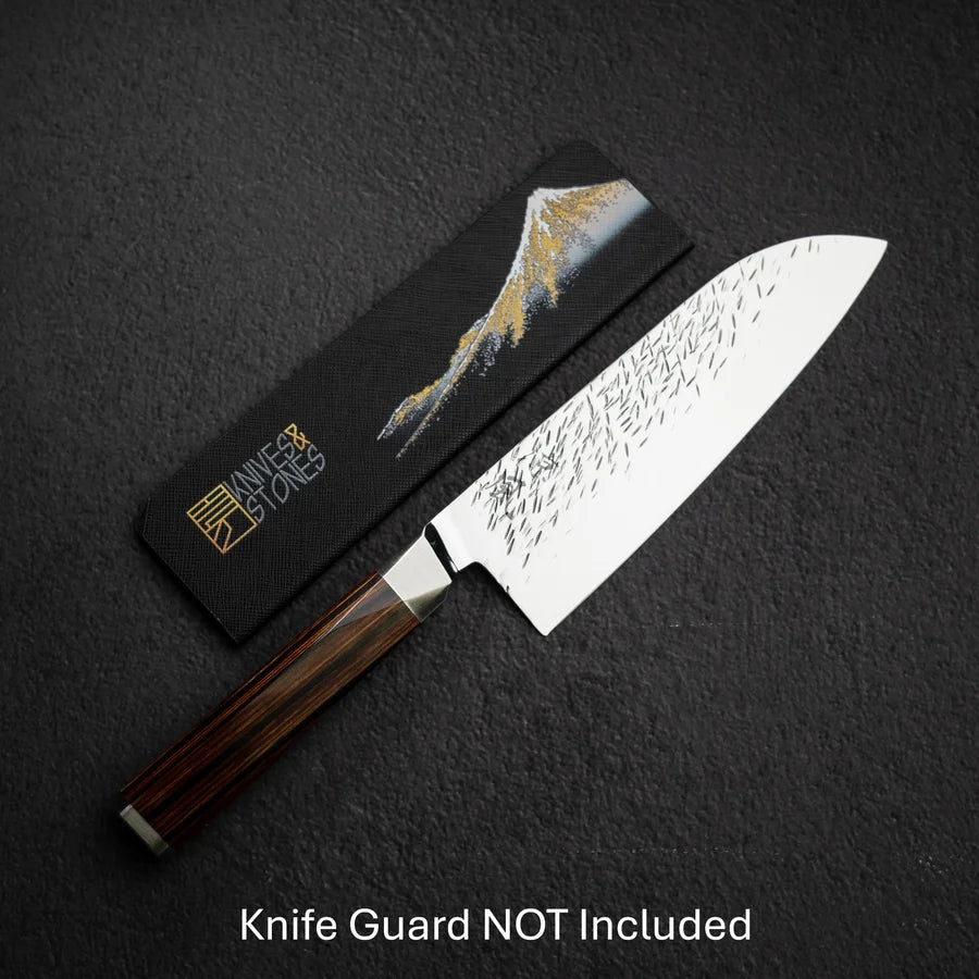Ono Suzukaze SG2 Tsuchime Damascus Santoku 180mm