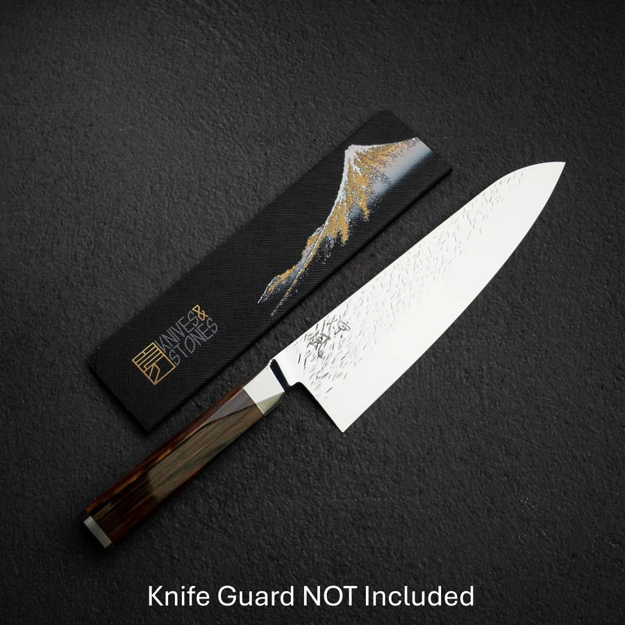 Ono Suzukaze SG2 Damascus Gyuto 210mm Tsuchime Western