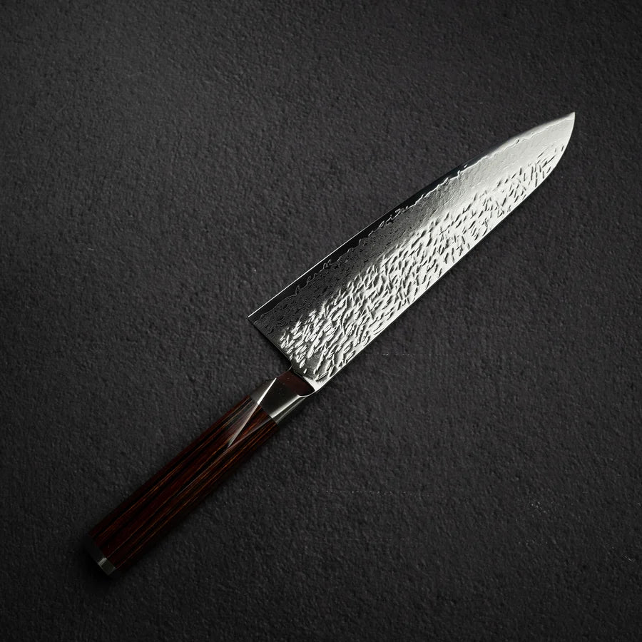 Ono Suzukaze SG2 Damascus Gyuto 210mm Tsuchime Western