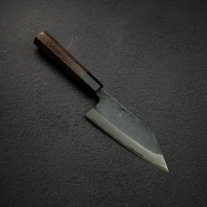 Hatsukokoro Kurokaze Blue 2 Kurouchi K-Tip Deba 150mm Double Bevel