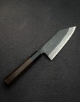 Hatsukokoro Kurokaze Blue 2 Kurouchi K-Tip Deba 150mm Double Bevel