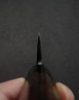 Hatsukokoro Kurokaze Blue 2 Kurouchi K-Tip Deba 150mm Double Bevel