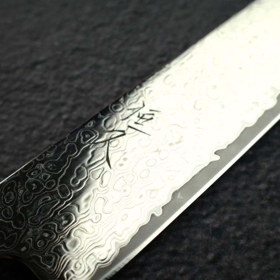 Tsunehisa VG10 Damascus Sujihiki 240mm WA handle