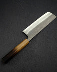 Matsubara Blue 2 Nakiri 165mm Nashiji Burnt Kashi