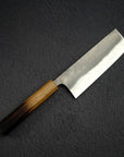 Matsubara Blue 2 Nakiri 165mm Nashiji Burnt Kashi